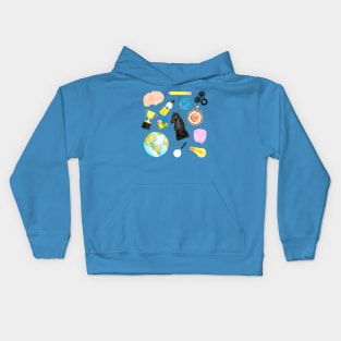 Random Doodle Kids Hoodie